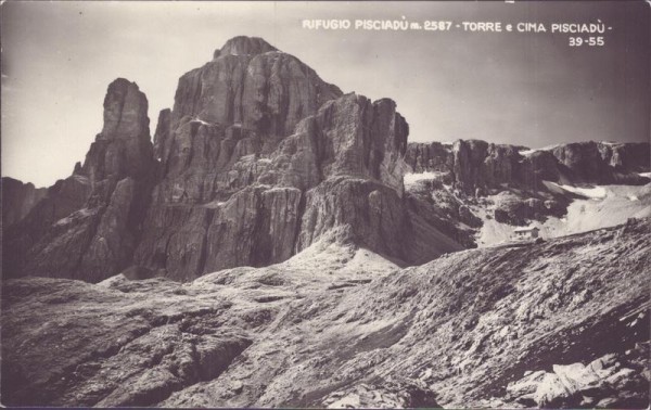 Pisciadùhütte Vorderseite