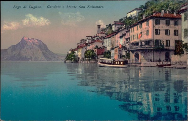 Lago di Lugano. Gandria e Monte San Salvatore Vorderseite