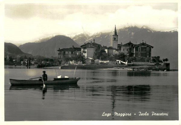 Isola Pescatori, Lago Maggiore Vorderseite