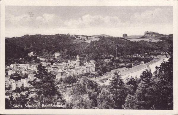 Bad Schandau, Sächsische Schweiz Vorderseite