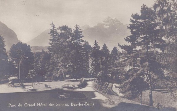 Parc du Grand Hôtel des Salines, Bex-les-Bains Vorderseite