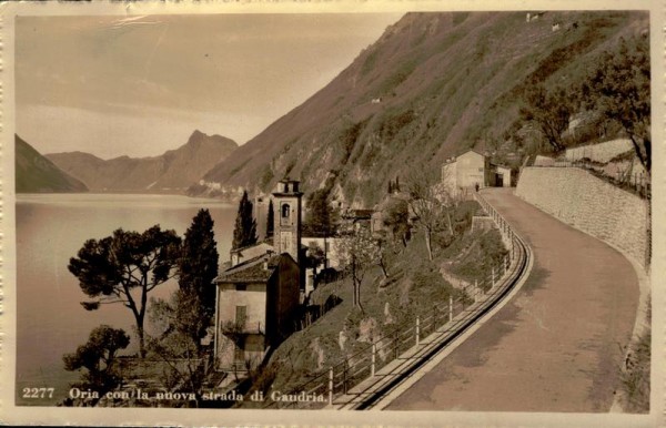 Oria con la nuova strada di Gaudria Vorderseite