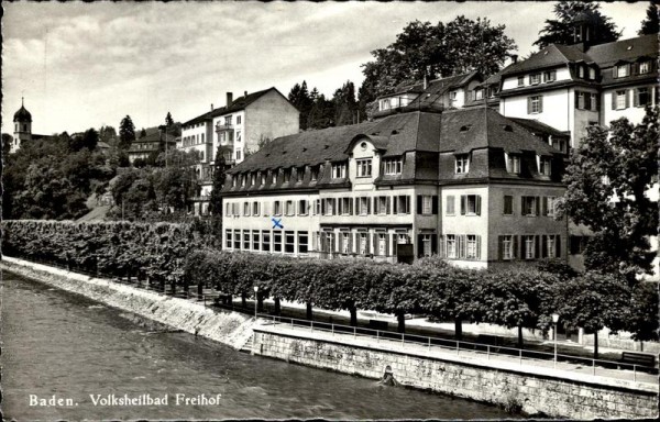 Volksheilbad Freihof (Baden) Vorderseite