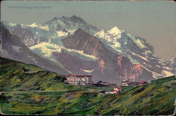 Kleine Scheidegg und Jungfrau Vorderseite