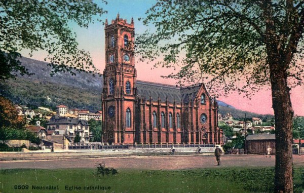 Neuchatel, Eglise catholique Vorderseite