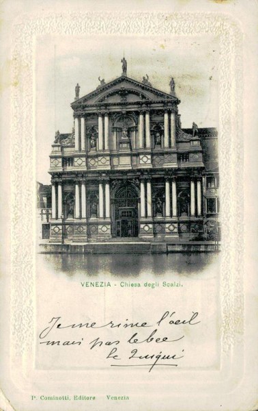Santa Maria di Nazareth (Scalzi) - Venedig Vorderseite