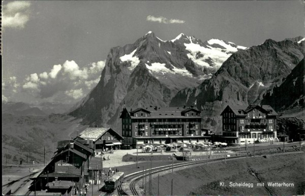 Kleine Scheidegg mit Wetterhorn Vorderseite