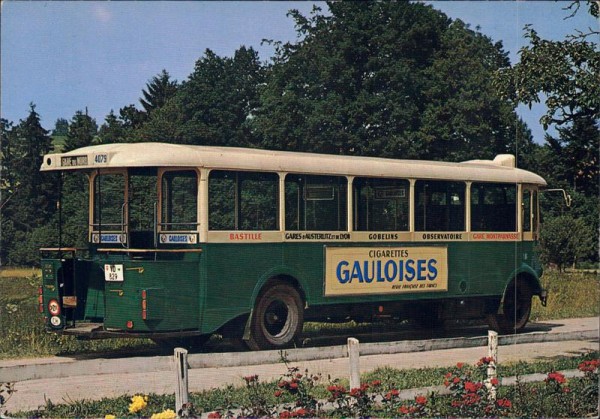 Paris, Autobus Vorderseite