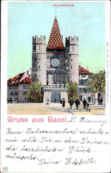Gruss aus Basel Vorderseite