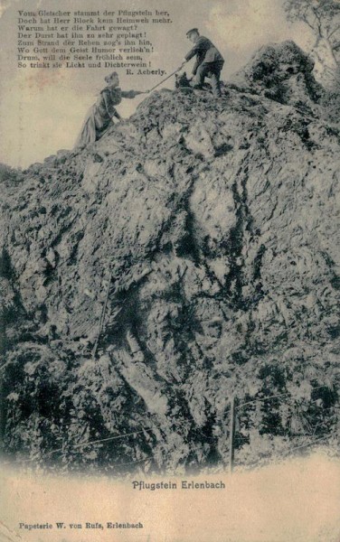 Erlenbach, Pflugstein Vorderseite