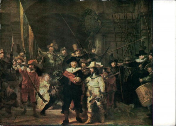 Rembrandt Harmensz (1606-1669) - Die Nachtwache
 Vorderseite