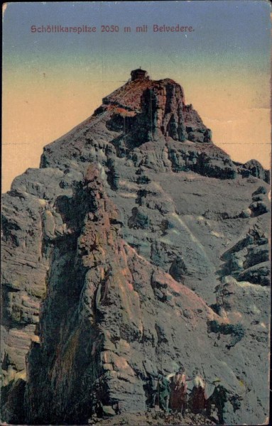 Schöttlkarspitze mit Belvedere Vorderseite