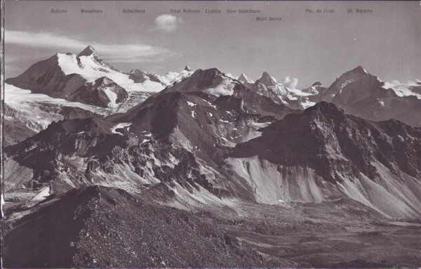 unbekanntes Berggebiet Vorderseite