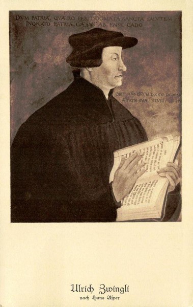 Ulrich Zwingli Vorderseite