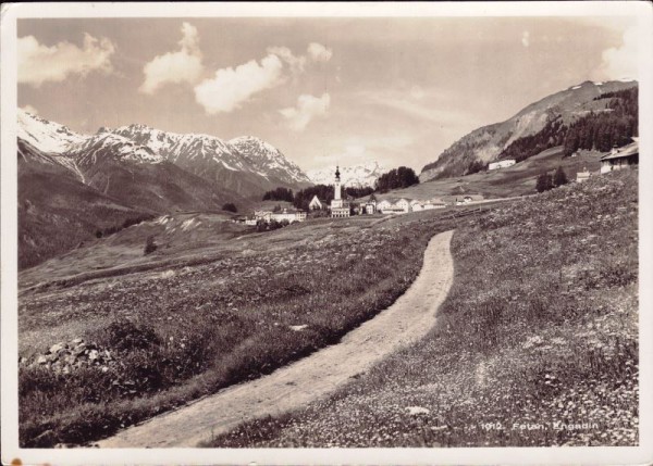 Fetan - Engadin. 1947