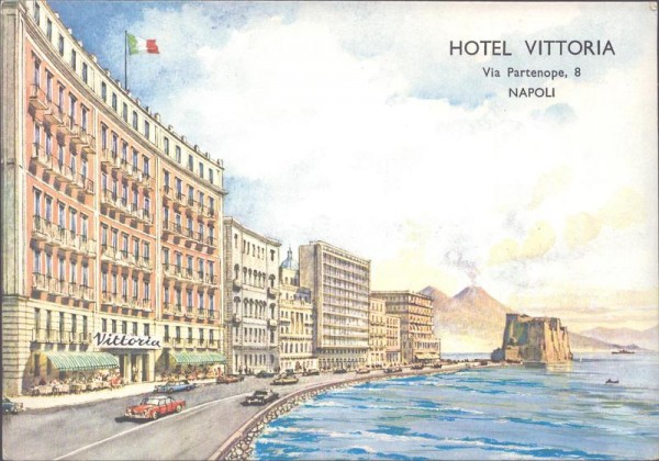 Napoli, Hotel Vittoria Vorderseite