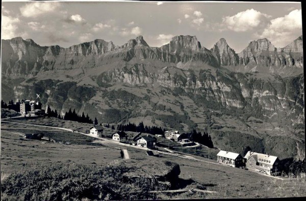 Flumserberg. Tannenbodenalp, Gamperdon und Alpina. 1945 Vorderseite