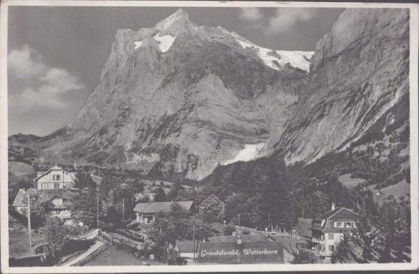 Grindelwald, Wetterhorn Vorderseite