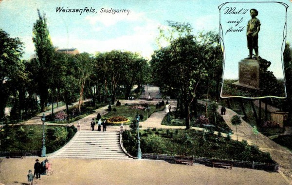 Weissenfels, Stadtgarten Vorderseite