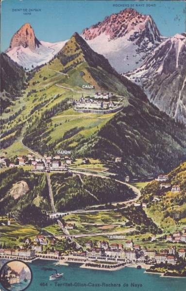 Territet - Glion - Caux - Rochers de naye