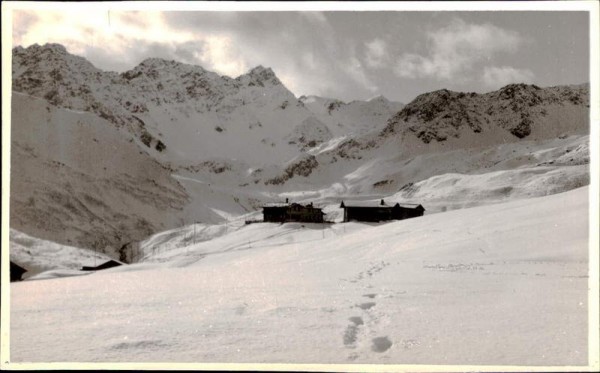 unbekannte Schneelandschaft Vorderseite