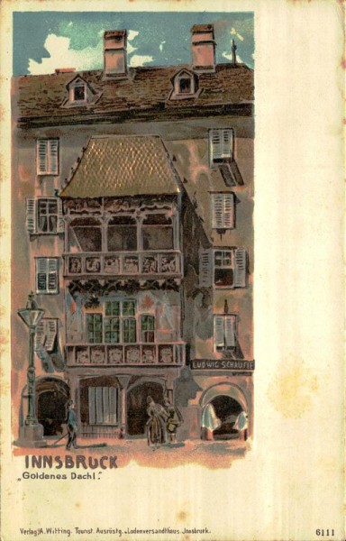 Innsbruck"Goldenes Dachl" Vorderseite