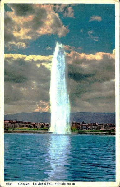 Jet d'eau de Genève Vorderseite