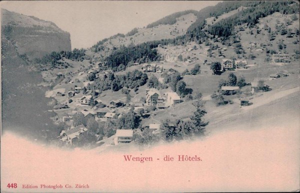 Wengen - Die Hotels Vorderseite