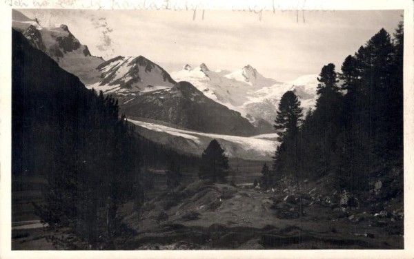 Rosegtal mit Sellagruppe. 1928 Vorderseite