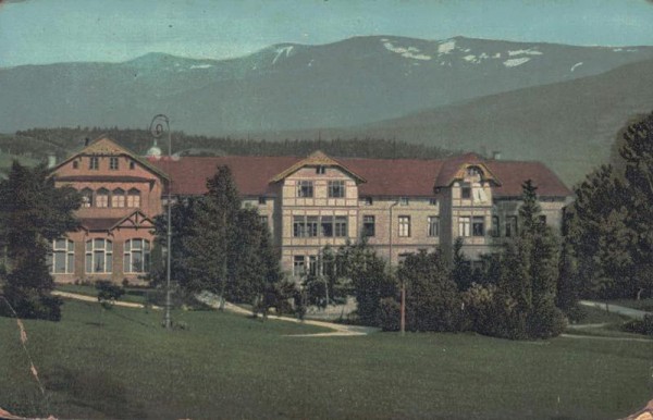 Riesengebirge Schreiberhau. Sanatorium Weissbachthal, Schlesien Polen Vorderseite