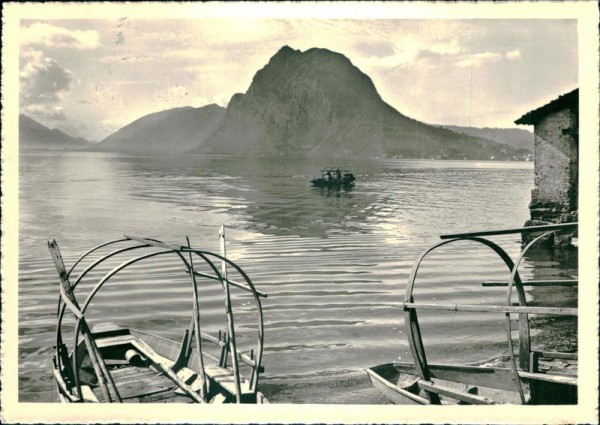 Lago di Lugano - Monte S. Salvatore Vorderseite