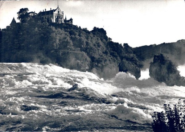 Schloss Laufen mit Rheinfall Vorderseite