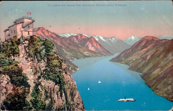 Monte San Salvatore (912 m) Vorderseite