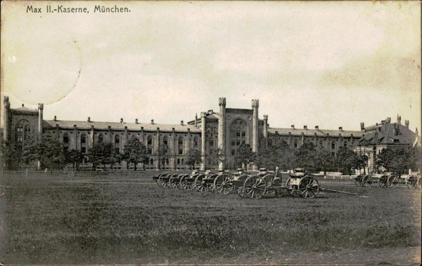 Max II.-Kaserne München Vorderseite