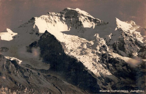 Kleine Scheidegg, Jungfrau, 1931 Vorderseite