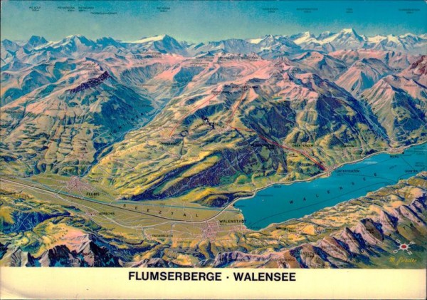 Flumserberge - Walensee Vorderseite