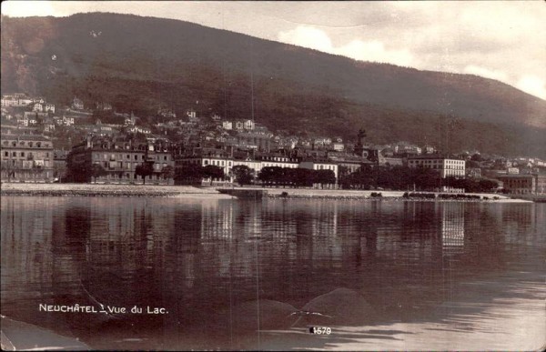 Neuchâtel - Vue du Lac Vorderseite