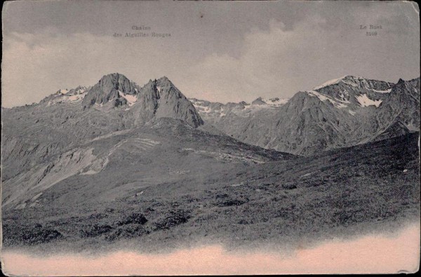 Chaîne des Aiguilles Rouges Vorderseite
