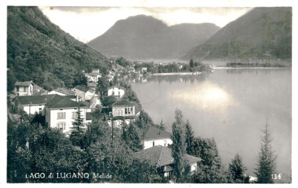 Lago di Lugano, Melide Vorderseite