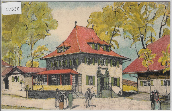 Schweizerische Landesausstellung Bern 1914 Künstlerpostkarte - Serie Dörfli