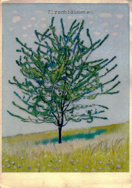 Kirschbäumchen, 1905/06 Ferdinand Hodler,  (1853-1918) Vorderseite