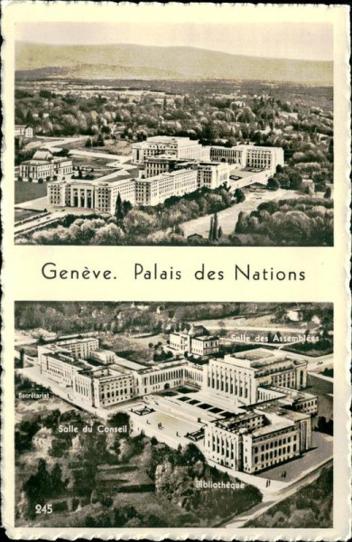 Palais des Nations (Genève) Vorderseite