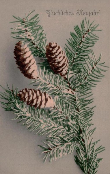Glückliches Neujahr! Vorderseite