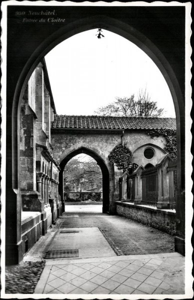 Neuchâtel, Entrée du Cloitre Vorderseite