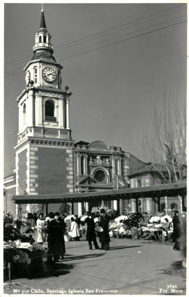 Chile, Santiago Iglesia San Francisco Vorderseite