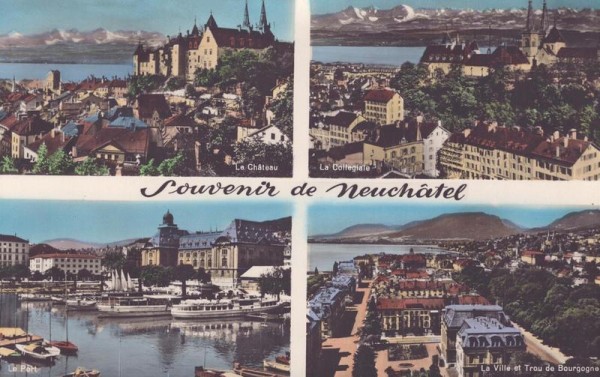Souvenir de Neuchâtel Vorderseite