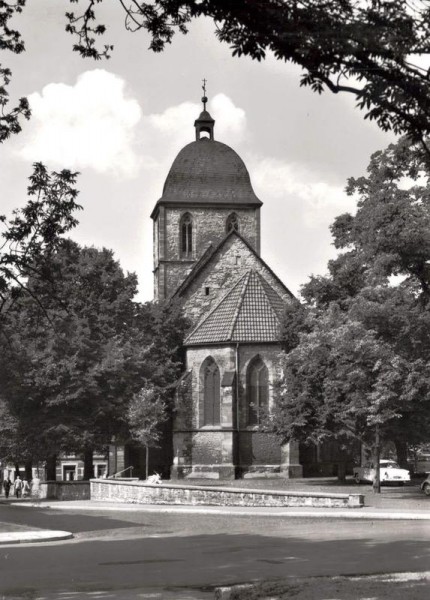 Schönes Deutschland - Universitätsstadt Göttingen - Albani Kirche Vorderseite