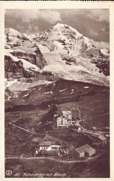 Kl. Scheidegg mit Mönch