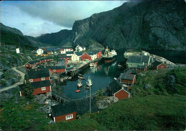 Nusfjord i Lofoten Vorderseite