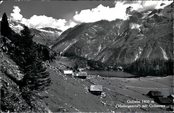 Golzern (1410 m) mit Golzernsee Vorderseite